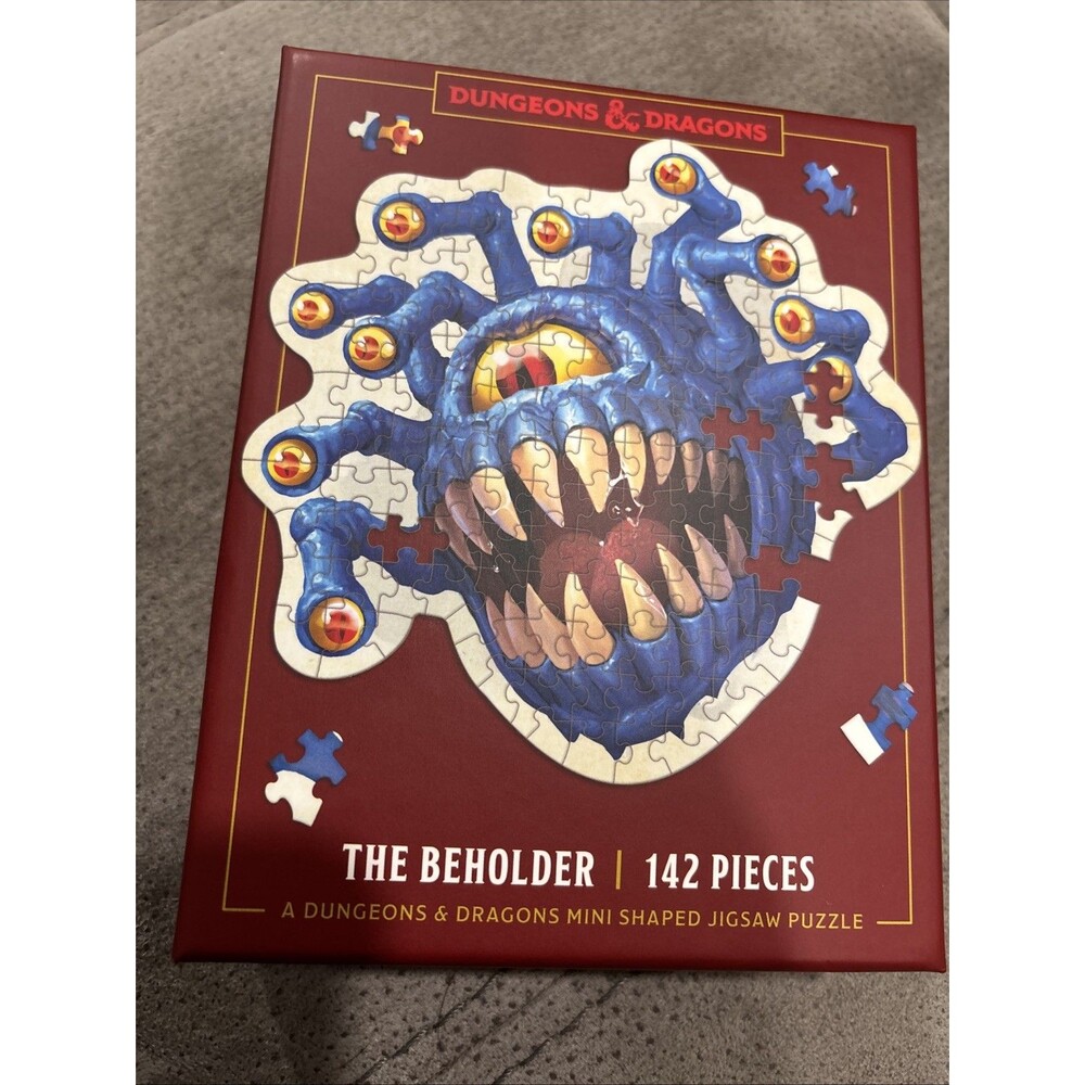 Dungeons & Dragons Mini Shaped Jigsaw Puzzle: the Beholder 142 Pieces Complete